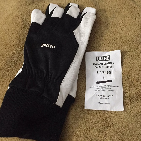 Cozy ☃️ 🆕 Leather Palm Gloves L - Picture 4 of 4